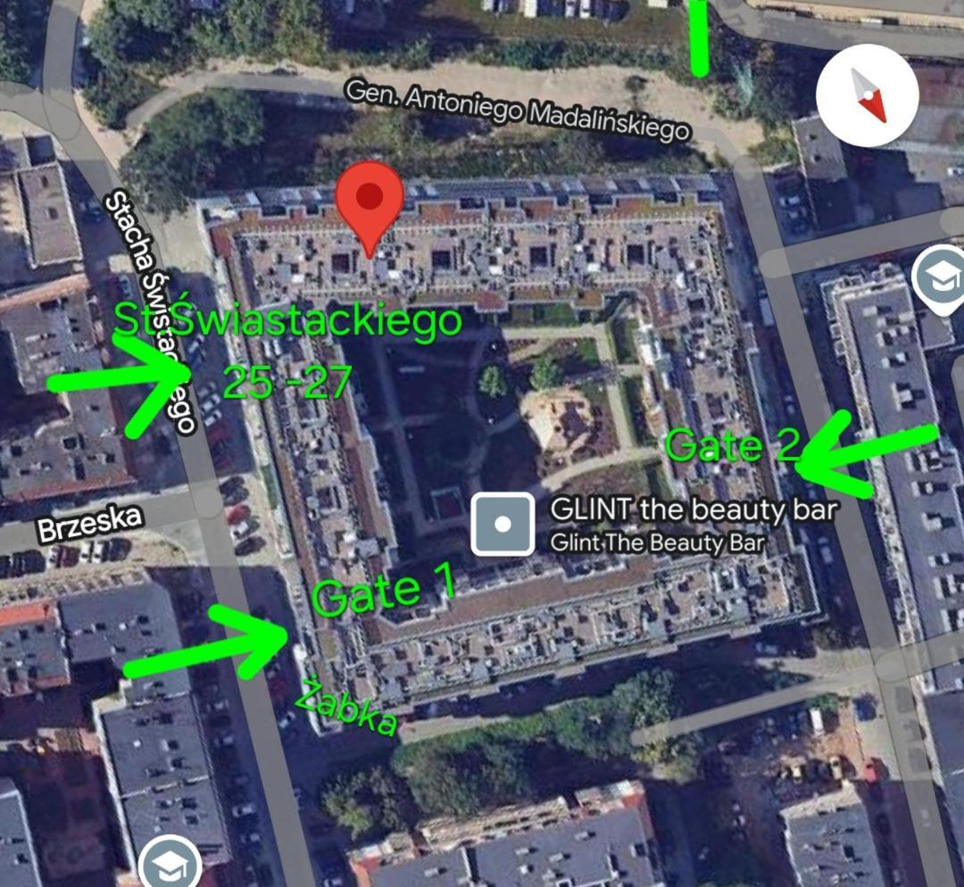 Green Terrace Centrum Apartment Wrocław Kültér fotó